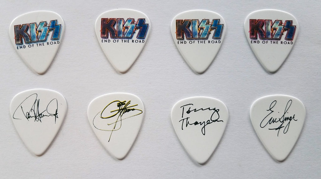 KISS End of the Road logo guitar picks – KISS Picks